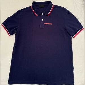 Men’s Prada Polo - Navy - Size Medium M